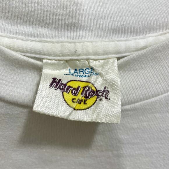 Vintage 90s Hard Rock Cafe Dallas Graphic Crewneck Short sleeve T-Shirt ; Large - Picture 7 of 9